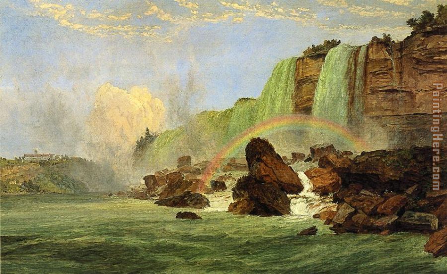 Niagara Falls with View of Clifton House painting - Jasper Francis Cropsey Niagara Falls with View of Clifton House art painting